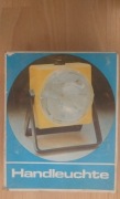 retro lampa ręczna camping PRL DDR handleuchte 
