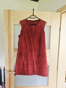 Skórzana sukienka Zara L 40