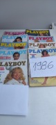 Czasopisma Playboy z 1986 roku
