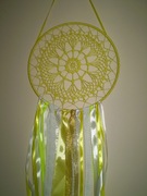 ŁAPACZ SNÓW RĘCZNIE WYKONANY BIAŁY (6)