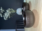 Zestaw 2 czarnych misek Bloomingville