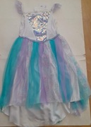 Piękna angielska suknia/strój Królowej Lodu 134/140 nowa