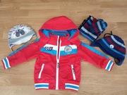 Śliczna kurtka roz.92 + zimowy komplet 5-10-15