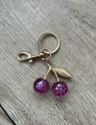 Brelok wiśnie wisienki do torebki breloczek