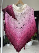 Chusta zrobiona na szydełku 