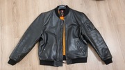 Kurtka skórzana Alpha Industries MA-1 Leather LF 138121 03 Czarna