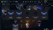 Konto league of legends Challenger Gm D1 466 skinów