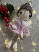 Wyjątkowy aniołek na szydełku handmade