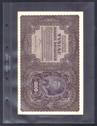 Importa 207 - 5x Strona, karta typu Optima na arkusiki, pocztówki, banknoty