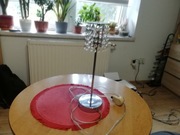 Stara lampka nocna z kryształami plus druga na części 