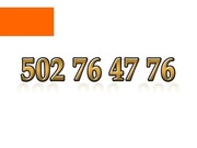 502 76 47 76 ZŁOTY NUMER STARTER ORANGE ŁATWY NA KARTĘ PREPAID GSM