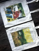 2 Torby bawełniane torebki tote bag bawełna louis tomlinson 