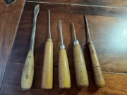 Stare narzędzia śrubokręty 5 sztuk 