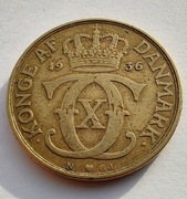 DANIA 2 Kroner 1936 ŁADNA