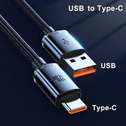 Kabel USB typu C 120w szybkie ładowanie 