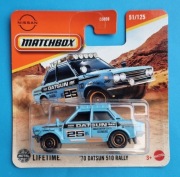 MATCHBOX 70 Datsun 510 Rally jak hot wheels