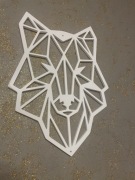 Wilk z druk 3D , ozdoba naścienna