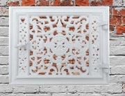 Drzwiczki kominkowe ażurowe żeliwne kratka wentylacyjna