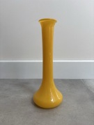 Wazon Żółty Szklany