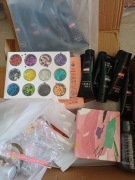 MEGA ZESTAW do Paznokci COSCELIA | Lampa UV/LED | Akryl + Ozdoby | NOWY