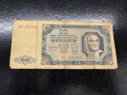 POLSKA BANKNOT PRL 20 zł 1948 r. seria HT