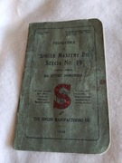 Podręcznik do maszyny Singer rok 1930
