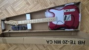 Gitara elektryczna czerwona