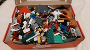 LEGO mix ponad 2 kg. Używane, mieszane, niesort, +1 przypadkowa instrukcja 