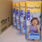Pieluszki Libero Comfort (216 sztuk) rozmiar 7 (16-26 kg)