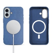 iPhone 16 Plus back Cover Blue TPU+PC, Anti-Slip