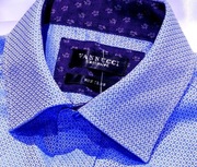 Vannucci  koszula L Non-iron Diamond Wave van laack celine mcqueen zegna