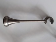 Uchwyt karnisza pojedynczy 25 stal satyna 