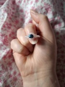 Ręcznie robiony pierścionek z koralików