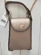 Torebka listonoszka złote okucia