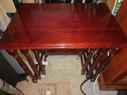 Stolik kawowy 3 w 1 Drewniany  kolor machoń 