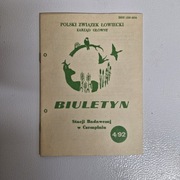 Biuletyn PZŁ Czempiń 4/92 – Unikat 1992 Myślistwo Statystyki Pielowski