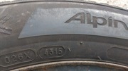 Sprzedam 4 opony zimowe na felgach stalowych marki MICHELIN Alpin5 25/55R17