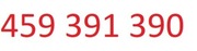 Złoty numer Łatwy numer 459 391 390 