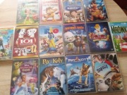 14 DVD FILMY DLA DZIECI MÓJ BRAT NIEDŹWIEDŹ RATATUJ SAFARI KOPCIUSZEK III 