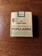 Kultowe Papierosy POPULARNE PRL (pełna paczka Poznań)