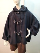 IVAN GRUNDAHL COPENHAGEN PŁASZCZ PONCHO KAPA WEŁNA CAMELHAIR