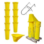 Zsypy do gruzu Zsyp do gruzu Kubły PCV 