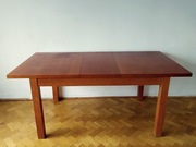 Duży stół Black Red White - z litego drewna, szerokość: 140-180 cm