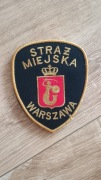 Straż miejska Warszawa naszywka 