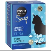 Zimowa edycja Cosma Soup, tuńczyk i dynia, 12 x 40 g