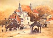 Akwarela 21X30 cm Kazimierz Dolny