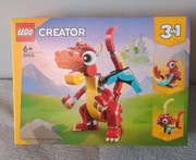 Lego 31145 czerwony smok