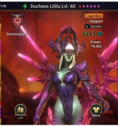 Shadow RAID - konto 74 z najlepszą kartą w grze Duchess Lilitu i nie tylko