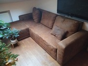 dwa rozkładane narożniki ze skrzynią na pościel (250 cm x 150 cm)