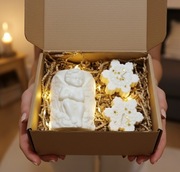 Zestaw świec sojowych dekoracyjnych na Święta Aniołek Anioł prezent